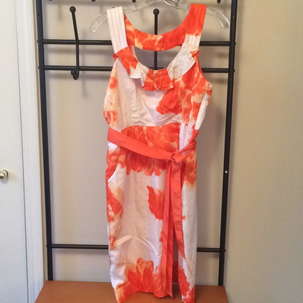 Anthropologie floral dress.